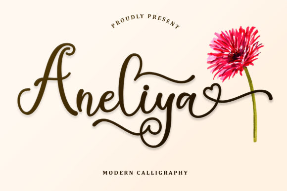 Aneliya: A Romantic Script Font for Crafters