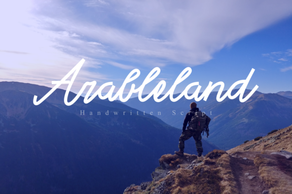 Arableland: A Playful Script Font for Campaigns