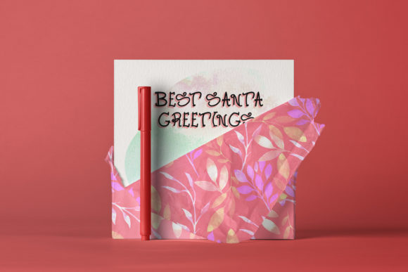 Best Santa Greetings Font for Branding