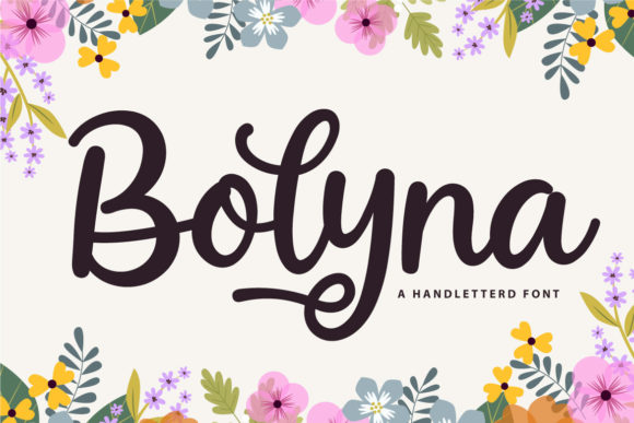 Bolyna: An Elegant Script Font for Editorial Design