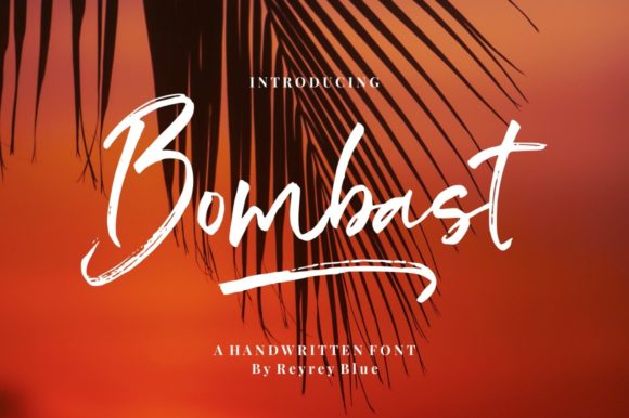 Bombast: A Trendy Script Font for Modern Branding