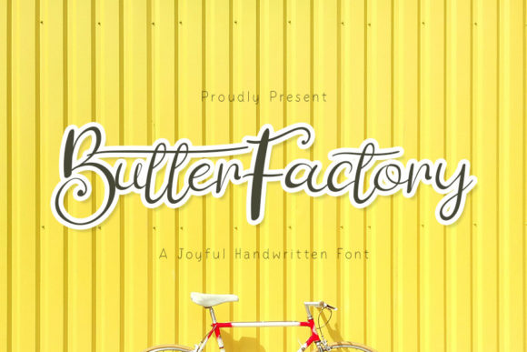 Butter Factory Font: Elegant Script for Branding