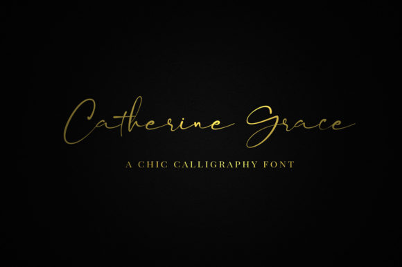 Catherine Grace: A Timeless Script Font for Editorial Design