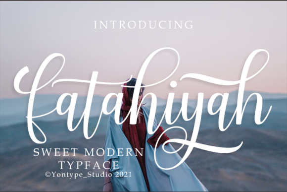 Fatahiyah: A Refined Script Font for Editorial Design