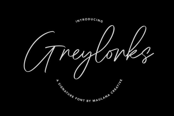 Greylorks: A Delicate Script Font for Modern Brands