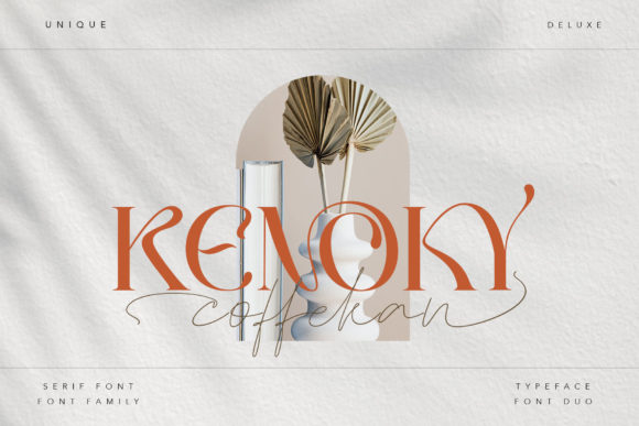 Kenoky Coffekan: A Refined Typeface for Editorial Design