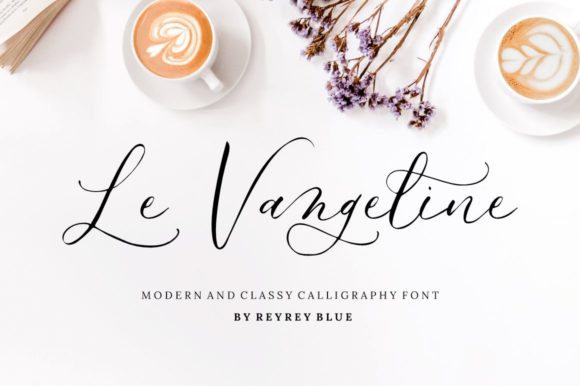 Le Vangeline Font: A Sweet Script for Elegant Brands