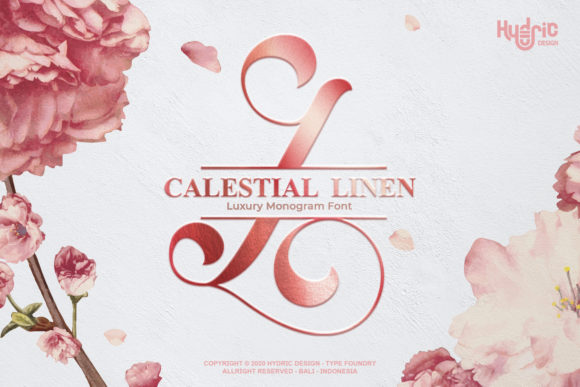 Monogram Calestial Linen: A Romantic Typeface for Editorial Design