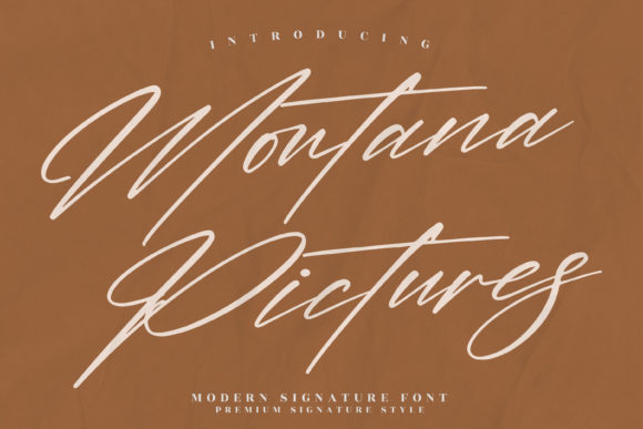Montana Pictures: A Handwritten Font for Makers
