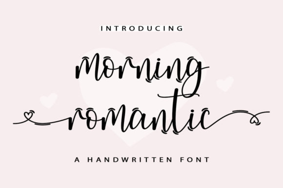 Morning Romantic Font for Web Design