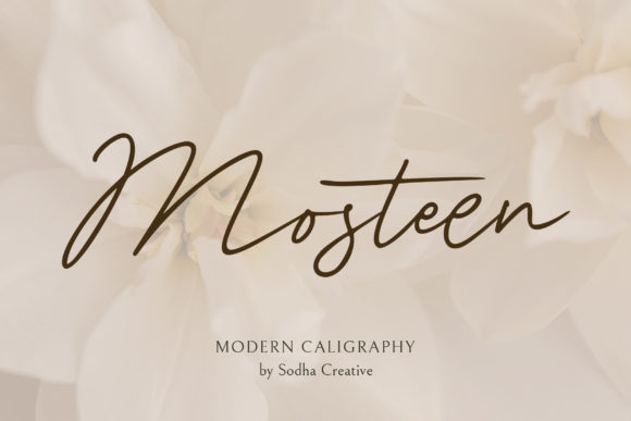 Mosteen: The Script Font for Scroll-Stopping Design