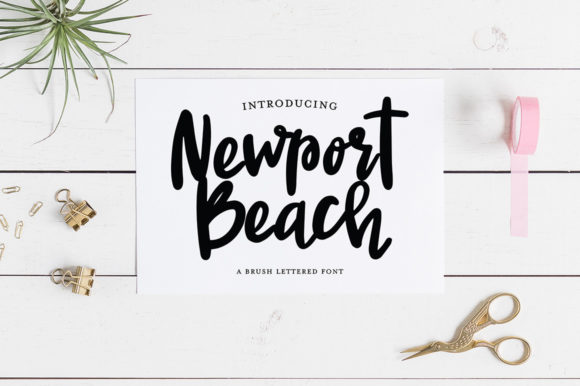 Newport Beach: The Relaxed Script Font for Makers
