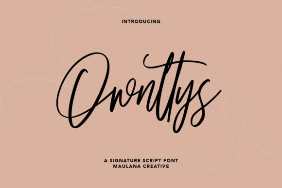 Ownttys: The Script Font That Elevates Campaign Visuals