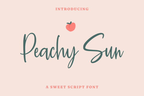Peachy Sun: A Timeless Handwritten Font for Crafters