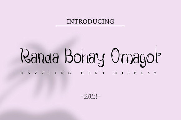 Randa Bohay Omagot: A Chic Script Font for Editorial Design
