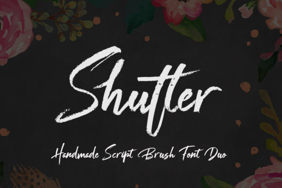 Shutter and White: A Handwritten Typeface for Editorial Design