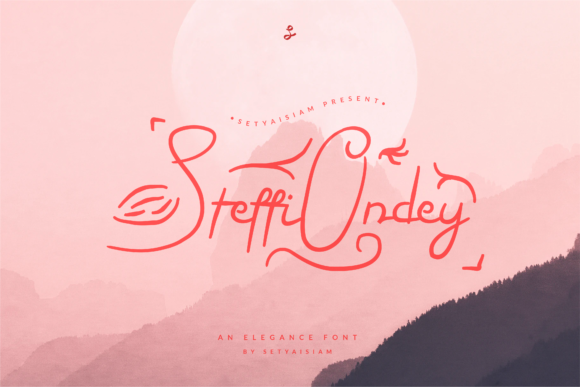 Steffi Ondey: A Refined Script Font for Editorial Design
