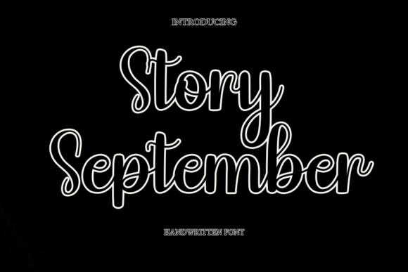 Story September: A Handwritten Font for Branding